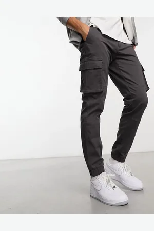 Only & Sons – Schmal zulaufende Cargohose mit Bündchen in