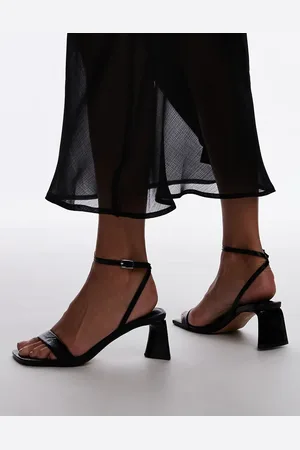Topshop – Ira – Riemchen-Sandaletten in mit mittelhohem Absatz