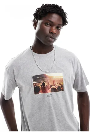 New Look – England 1990 – T-Shirt in Hellgrau