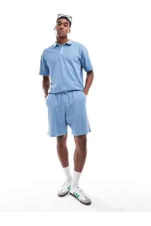 New Look – Strukturierte, gerippte Jersey-Shorts in , Kombiteil