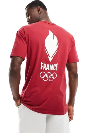Le Coq Sportif – Equipe De France Paris 2024 Olympics – T-Shirt in Rio- mit Rückenprint