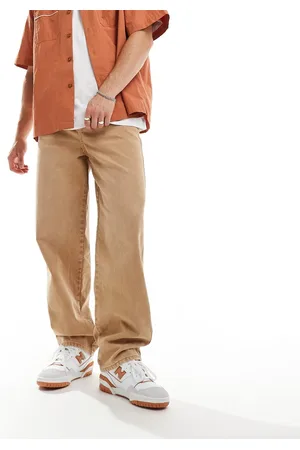 Reclaimed – Weite Dad-Jeans in Sand