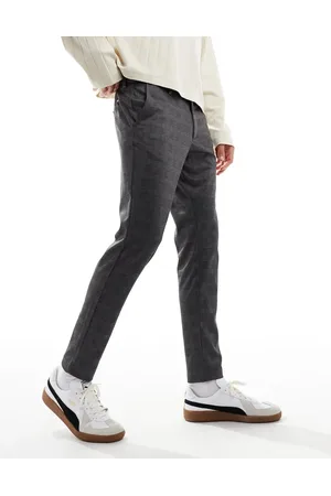 JACK & JONES – Elegante Hose in kariert mit schmalem Schnitt