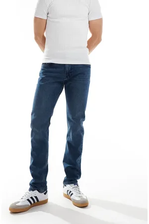 Lee – Rider – Enge Jeans in mittlerer Vintage-Waschung mit geradem Schnitt