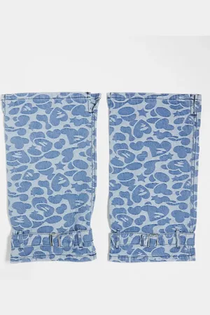 A Bathing Ape AAPE by A BATHING APE – Denim-Beinstulpen in