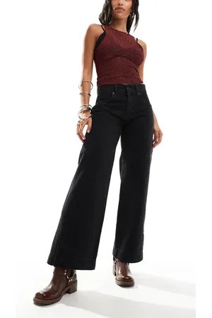 Free People – Benji – Jeans in mit lockerem, weitem Schnitt