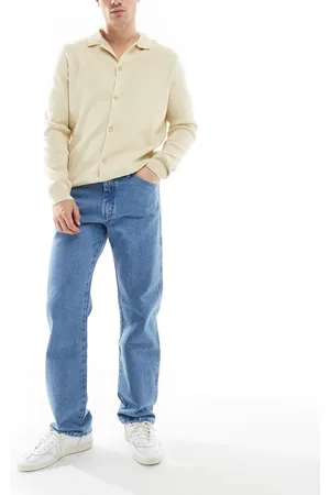 Wrangler – 13MWZ Original – Cowboy-Jeans mit geradem Schnitt in heller Waschung