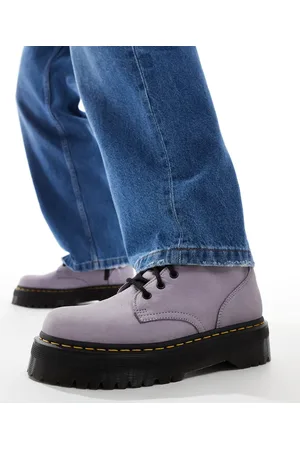 Dr. Martens Dr. Martens – Jadon III – Stiefel aus Wildleder in Flieder mit 8 Ösen