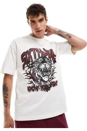 Sixth June – T-Shirt in mit Vintage-Tiger-Print
