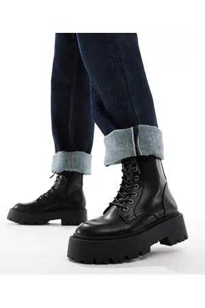 ASOS – Adventure – Schnürstiefel in mit dicker Sohle