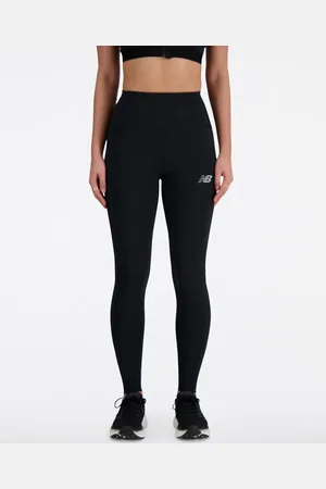 New Balance – Glatte Sport-Leggings in mit hohem Bund