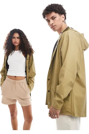 Rains – 12010 – Wasserdichte Kurzjacke in Khaki