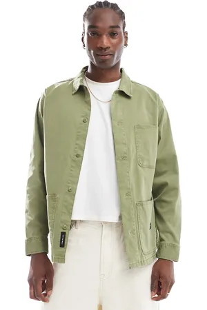 Vans – Westfield – Hemdjacke in Khakigrün