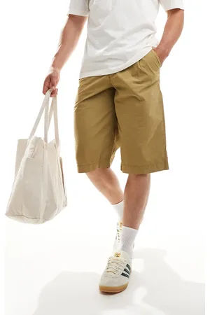 ASOS – Jort-Shorts in Kamelbraun mit Oversize-Schnitt