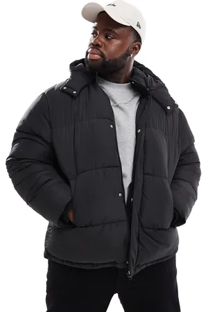 ASOS – Steppjacke in mit abnehmbarer Kapuze