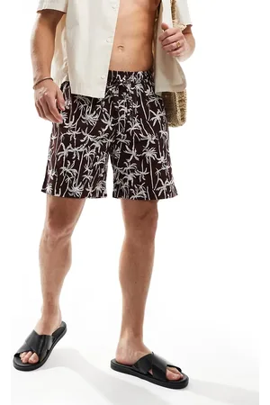 South Beach – Mehrfarbige Strandshorts mit Print
