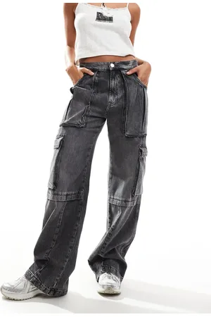 AllSaints – Echo – Cargojeans in verwaschenem