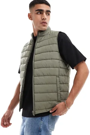 New Look – Leichte Weste in dunklem Khaki