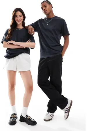 Lacoste – Unisex – T-Shirt in verwaschenem mit Logo