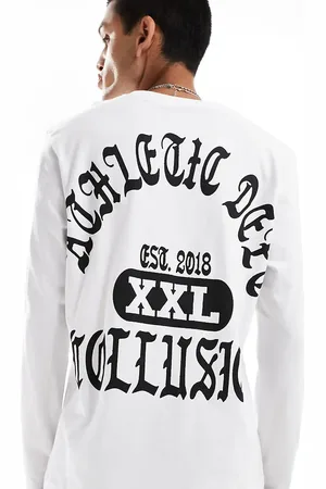 COLLUSION – Langärmliges Oversize-Shirt in mit Athletic-Fußball-Grafik