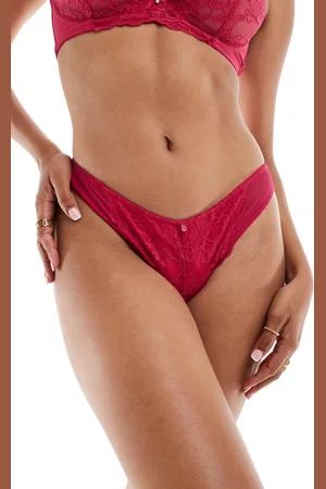 Ann Summers – Brasilianischer Slip aus Spitze in Rosa