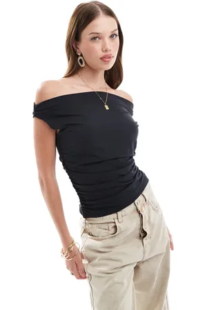 Abercrombie & Fitch – Gerafftes Oberteil in