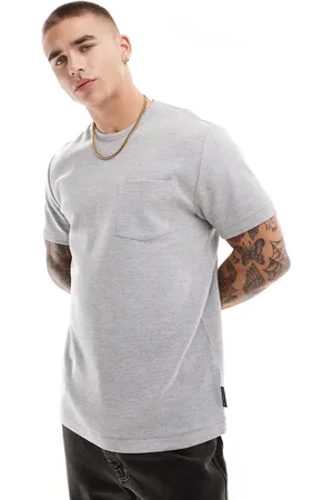 French Connection French Connection – Klassisches T-Shirt in meliert mit Tasche
