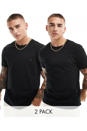 French Connection French Connection – 2er-Pack T-Shirts in mit Rundhalsausschnitt und Logo