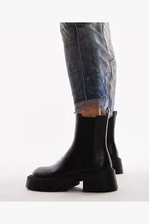 Topshop – Lucas – Klobige Chelsea-Stiefel in
