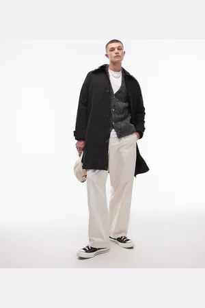 Topman – Trenchcoat in mit Kapuze