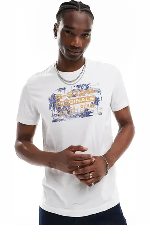 G-Star – Originals – T-Shirt in mit eingerahmtem Palmen-Logoprint