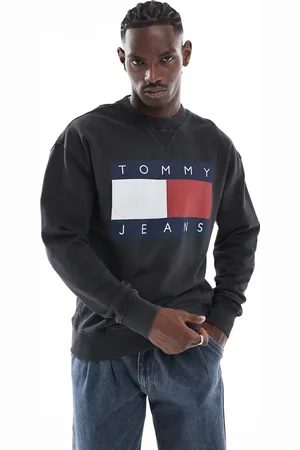Tommy Hilfiger – Sweatshirt in mit großem Flaggenlogo