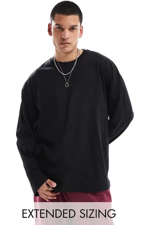 ASOS – Langärmliges Basic-Shirt in mit Oversize-Schnitt