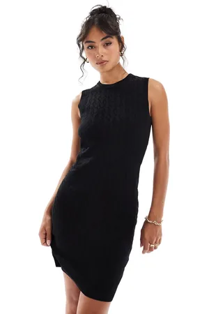 Armani Exchange – Feinstrick-Kleid in