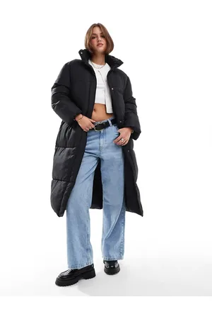 ASOS – Wattierte Longline-Jacke in