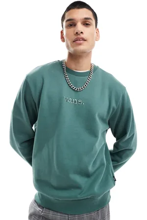 Vans – Locker geschnittenes Basic-Sweatshirt in Dunkelgrün