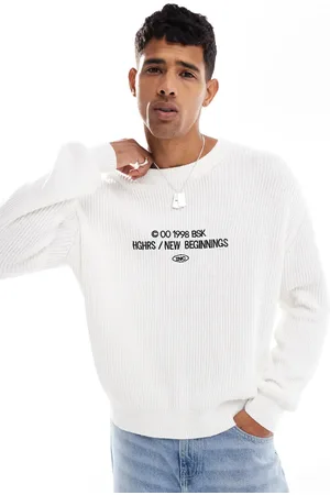 Bershka – HGHRS – Sweatshirt in Weiß
