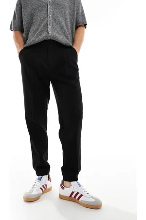 ASOS Elegante Karottenhosen mit Bündchen im Jogginghosen-Stil in