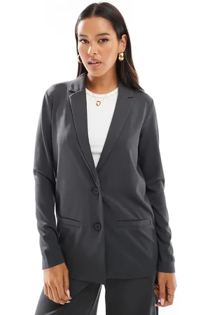 JDY – Oversize-Blazer in Anthrazit, Kombiteil