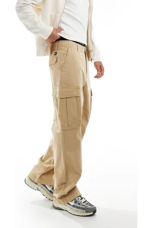 Tommy Hilfiger – Aiden – Cargohose aus Ripstop in Beige