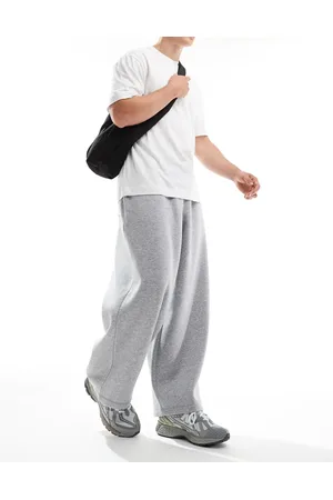 ASOS – Ballon-Jogginghose in meliertem mit Oversize-Schnitt