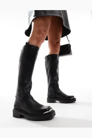 Steve Madden – Constance – Kniehohe Lederstiefel in