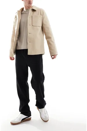 JACK & JONES – Legere gerippte Hose in mit weitem Bein