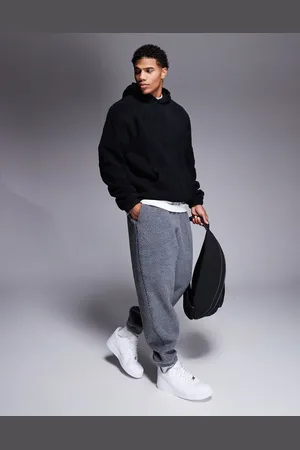 ASOS – Oversize-Jogginghose aus Teddyfell in