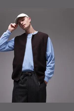 SELECTED – Weste aus Teddyfell in