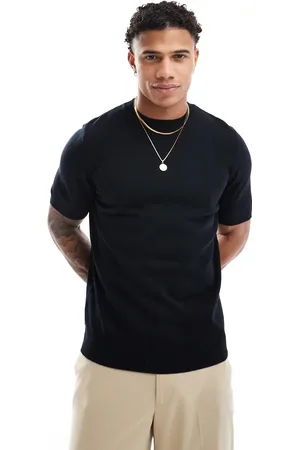 ASOS – Kurzärmliges, gestricktes T-Shirt in , Kombiteil