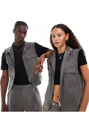 Reclaimed – Unisex-Weste in Grau