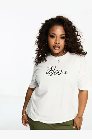 In The Style – T-Shirt in mit glitzerndem Boo-Print