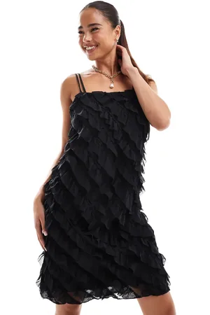 Y.A.S – Mini-Trägerkleid in mit Rüschendetail