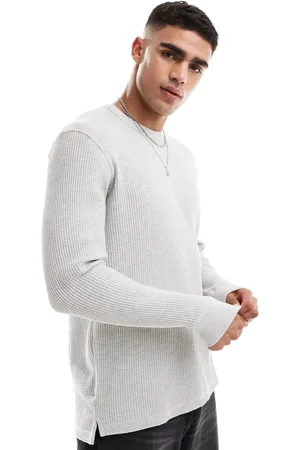 Cotton On Cotton On – Langärmliges T-Shirt in mit grober Waffelstruktur